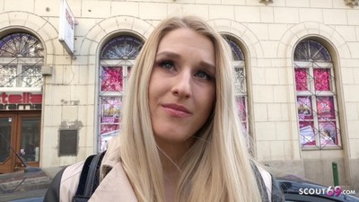 German Scout - Teen Diane seduced for anal sex after college at casting.